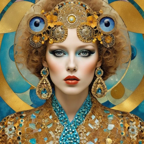 viveros,peacock eye,peacock,leacock,theodora,cleopatra,jingna,amidala,cosmic eye,melusine,women's eyes,tretchikoff,priestess,rankin,golden eyes,venetian mask,blue peacock,baroque angel,fantasy art,estess,Photography,General,Realistic