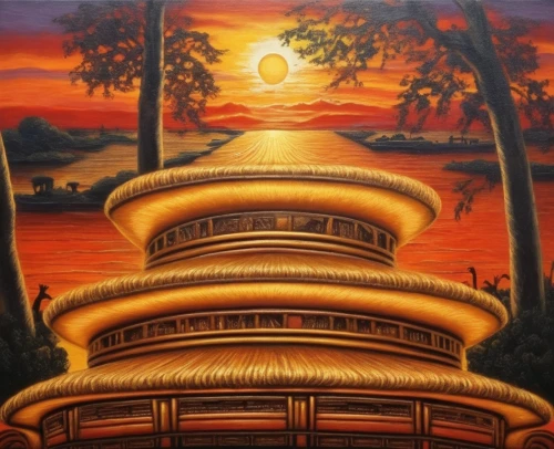 palyul,dhamma,hall of supreme harmony,the golden pavilion,sabarimala,golden pavilion,daruma,shabdrung,budokan,somtum,dhammakaya,imagawa,mahavihara,tampopo,buddhist temple,khokhloma painting,mahasiddha,palanquin,dhammakaya pagoda,vipassana,Illustration,Realistic Fantasy,Realistic Fantasy 21