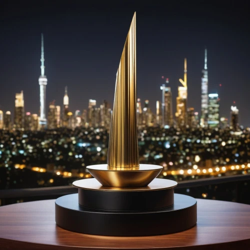 dubia,cairo tower,golden candlestick,united arab emirates,dubay,kuwait,kuwaiti,tallest hotel dubai,united arabic emirates,trophy,steel sculpture,bronze sculpture,mubadala,orthanc,lusail,emaar,uae,burj khalifa,etihad,burj kalifa,Conceptual Art,Sci-Fi,Sci-Fi 15