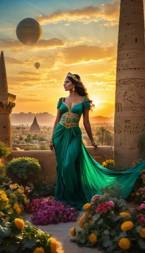 fantasy picture,ancient egyptian girl,fantasy art,sheherazade,inanna,cleopatra,asherah,world digital painting,wadjet,rem in arabian nights,karakas,agrabah,fantasy landscape,egyptienne,iranian nowruz,egypt,nowruz,ancient egypt,egyptian,scheherazade,Conceptual Art,Fantasy,Fantasy 05