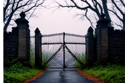 iron gate,farm gate,gated,tixall gateway,gates,gateway,heaven gate,fence gate,digital painting,haddonfield,briarcliff,stone gate,gateways,metal gate,blackgate,gating,dead end,hollow way,oxenbridge,bridged,Conceptual Art,Oil color,Oil Color 16