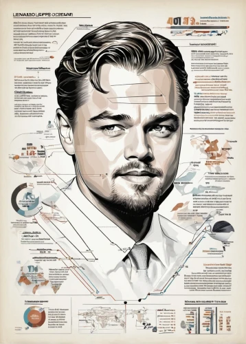 dicaprio,vector infographic,infographics,medical concept poster,sciam,forbes,nejm,financial newspaper page,new york times journal,biographic,bjarke,businessweek,electroencephalograph,grantland,icon magnifying,phrenological,infographic elements,damadian,leonardo,computer graphic,Unique,Design,Infographics