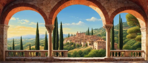 toscana,seregil,tuscan,windows wallpaper,volterra,rivendell,kotor,citadels,civitella,urbino,panoramic landscape,toscane,alhambra,gondolin,fantasy landscape,castle windows,landscape background,theed,naboo,apolloni,Illustration,Realistic Fantasy,Realistic Fantasy 06