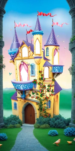 fairy tale castle,cartoon video game background,fairy village,bonnycastle,fairytale castle,castletroy,elves flight,dandelion hall,knight's castle,fairy world,castleguard,munchkinland,huegun,pinecastle,castlelike,toontown,fantasy world,toonerville,bewcastle,scandia gnomes