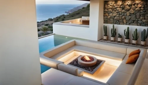 fire place,fireplace,fireplaces,luxury bathroom,amanresorts,holiday villa,modern minimalist lounge,palmilla,dunes house,firepit,pedregal,pool house,fire pit,interior modern design,infinity swimming pool,modern minimalist bathroom,modern decor,luxury home interior,alcove,contemporary decor