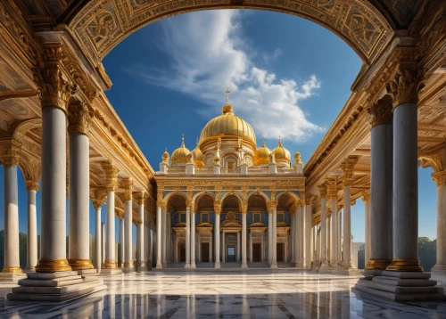 abu dhabi mosque,marble palace,sultan qaboos grand mosque,gurdwaras,king abdullah i mosque,gurmukh,brunei,gurdwara,khorramshahi,islamic architectural,rashtrapati,peterhof palace,al nahyan grand mosque,waheguru,sheihk zayed mosque,sikhism,gurudwara,golden temple,gurudwaras,grand mosque,Illustration,Realistic Fantasy,Realistic Fantasy 11