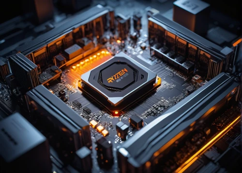 tilt shift,processor,3d render,cinema 4d,ryzen,cpu,motherboard,kaaba,microcomputer,multiprocessor,micro,voxel,render,microdistrict,circuit board,uniprocessor,cyberview,3d rendered,opteron,gigabyte,Photography,Black and white photography,Black and White Photography 13