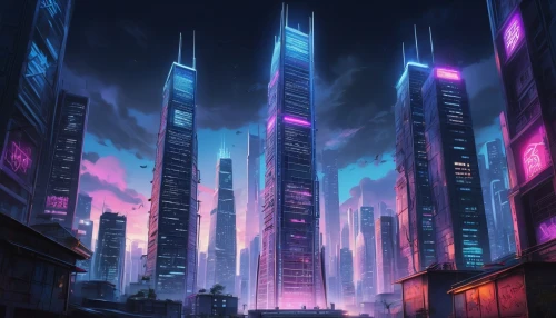 cybercity,cityscape,cyberpunk,cybertown,metropolis,skyscrapers,city at night,futuristic landscape,colorful city,skyscraper,fantasy city,dystopian,cyberport,city skyline,the city,guangzhou,urbanworld,cyberia,futuristic,cityzen,Conceptual Art,Graffiti Art,Graffiti Art 09