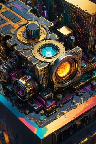 graphic card,3d render,cinema 4d,transistor,motherboard,scifi,circuitry,helicarrier,repulsor,wildstar,3d mockup,procedural,cyberscope,blackmagic design,detail shot,abstract retro,shader,3d rendered,motherboards,deckard,Illustration,Realistic Fantasy,Realistic Fantasy 25