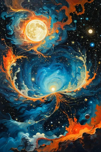 galaxy collision,supernovae,space art,supernovas,galaxy,spiral nebula,supernova,spiral galaxy,protostars,fire planet,galatasary,nebula,monocerotis,galaxies,fire background,galactic,universe,colorful stars,starscape,deep space,Art,Artistic Painting,Artistic Painting 51
