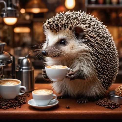 amur hedgehog,hedgehog,hedgecock,quilliam,café au lait,cappucino,hedgehogs,espresso,cappuccinos,macchiato,koffiekamp,cappuccino,muccino,procaccino,a cup of coffee,hedgehunter,teasle,poncino,coffee background,cuppa,Photography,General,Fantasy