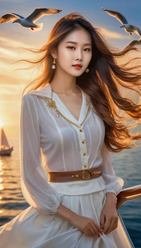 girl on the boat,the sea maid,solar,seafaring,sea sailing ship,qiong,at sea,yachtswoman,hanqiong,busan sea,the wind from the sea,landscape background,sailing ship,sailing,ariadne,beach background,amphitrite,jinling,sailing boat,sanxia,Photography,General,Natural