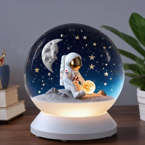 snow globes,snowglobes,snow globe,christmas globe,snowglobe,nursery decoration,miracle lamp,christmas mock up,christmas ball ornament,christmas lantern,taikonaut,moon and star background,moon phase,moonman,3d figure,starcatchers,crystal ball,moon rover,oio,microaire,Unique,3D,3D Character