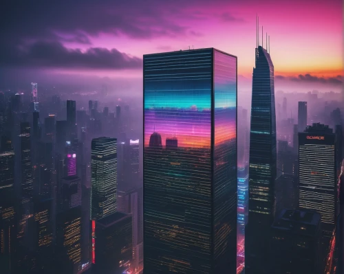 guangzhou,shanghai,shenzhen,colorful city,chongqing,wanzhou,lujiazui,chengdu,lumpur,nanjing,shangai,cyberpunk,skyscraper,taikoo,kowloon,chengli,skyscrapers,ctbuh,cityscape,tianjin,Illustration,Realistic Fantasy,Realistic Fantasy 36
