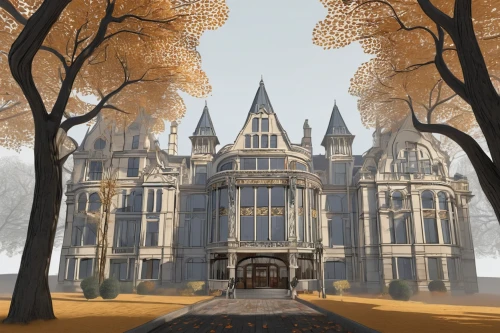 fairy tale castle,castle of the corvin,beleriand,diagon,metasequoia,bethlen castle,castlelike,gold castle,maplecroft,fairytale castle,haunted castle,netherwood,chastelain,ghost castle,calydonian,gondolin,neogothic,hogwarts,knight's castle,witch's house,Conceptual Art,Daily,Daily 35