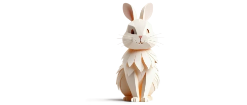 white rabbit,bunni,white bunny,rabbit,lagomorpha,3d figure,lepus,lapine,cartoon rabbit,rabbitte,european rabbit,3d model,babbit,hare,bunny,3d render,deformations,cartoon bunny,misbun,reisen,Unique,Paper Cuts,Paper Cuts 03