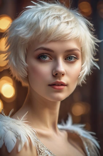 cirta,fantasy portrait,ciri,pixie,daenerys,faery,white rose snow queen,fae,mystical portrait of a girl,ellinor,white feather,behenna,white dove,ginta,white fox,harpy,fairy tale character,male elf,romantic portrait,portrait background,Photography,General,Cinematic