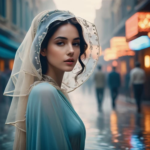 victorian lady,veils,veiling,dupatta,girl in a long dress,girl in cloth,girl in a historic way,juliet,principessa,veil,islamic girl,vintage woman,romantic look,romantic portrait,cinderella,indian bride,the angel with the veronica veil,young model istanbul,sonam,beautiful bonnet,Conceptual Art,Fantasy,Fantasy 02