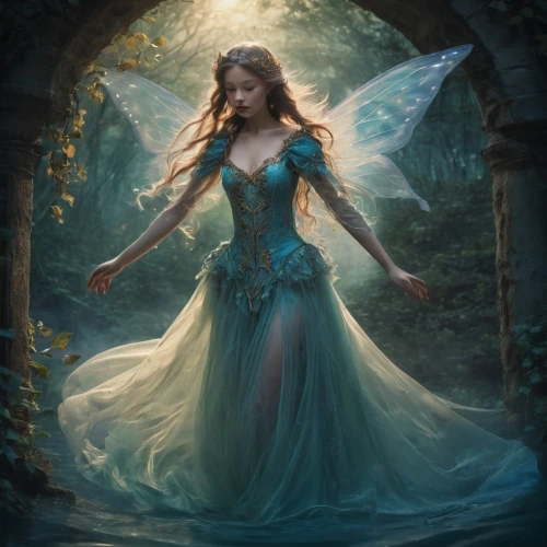 faerie,faery,fantasy picture,blue enchantress,fairy queen,rosa 'the fairy,fantasy art,mystical portrait of a girl,galadriel,enchantment,fantasy portrait,lorien,faires,celtic woman,sorceror,fairy,fairie,fantasy woman,enchanting,the enchantress,Illustration,Realistic Fantasy,Realistic Fantasy 02