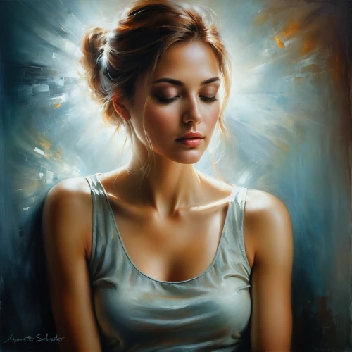 mystical portrait of a girl,donsky,romantic portrait,oil painting on canvas,young woman,oil painting,girl portrait,heatherley,art painting,fantasy portrait,portrait of a girl,nestruev,heslov,woman thinking,evgenia,girl in a long,woman portrait,yuriev,praying woman,dmitriev,Conceptual Art,Daily,Daily 32