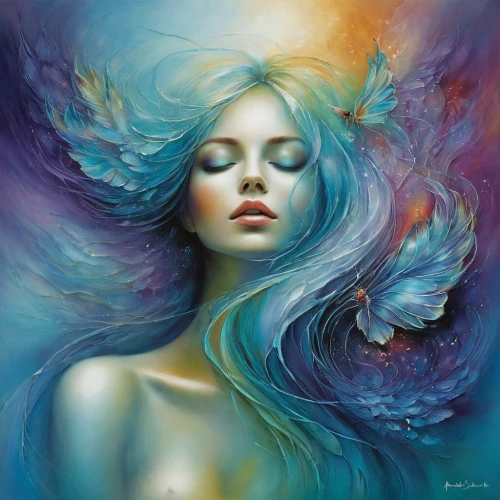 sirene,sirena,fantasy art,mystical portrait of a girl,fantasy portrait,amphitrite,blue enchantress,mermaid background,aquarius,mermaid vectors,naiad,aura,undine,siren,world digital painting,fathom,opalescent,faery,dream art,faerie,Conceptual Art,Daily,Daily 32