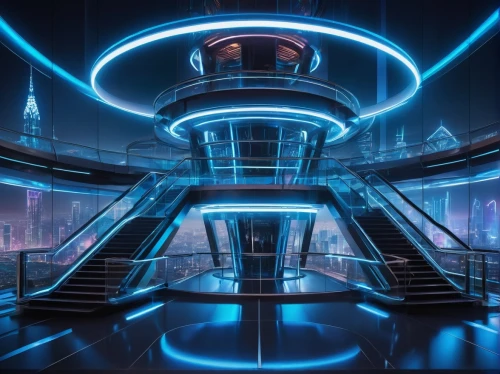 spaceship interior,ufo interior,peoplemover,futuristic art museum,arcology,tron,innoventions,spaceport,cybercity,spaceship space,escalators,futuristic architecture,futuristic,cyberport,escalator,transwarp,cyberia,sky space concept,futuristic landscape,skywalk,Art,Classical Oil Painting,Classical Oil Painting 37