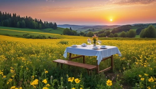 chair in field,tuscany,romantic dinner,outdoor dining,meadow landscape,ukraine,field of rapeseeds,outdoor table and chairs,table setting,toscane,romania,dinner for two,rapeseed field,outdoor cooking,landscape background,i love ukraine,ukraina,background view nature,place setting,daffodil field,Photography,General,Realistic