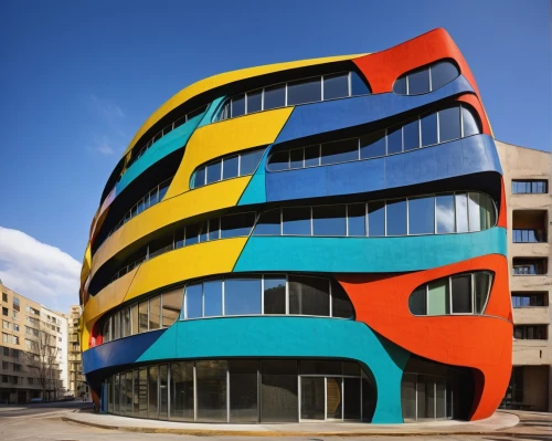 colorful facade,bicocca,escala,multi storey car park,hotel w barcelona,pedrera,hejduk,morphosis,edificio,appartment building,cubic house,modern architecture,guggenheims,hotel barcelona city and coast,endesa,scampia,apartment building,vinokurov,montpellier,pompidou,Conceptual Art,Graffiti Art,Graffiti Art 02