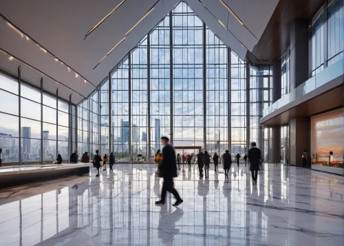 glass facade,hudson yards,glass building,costanera center,javits,esteqlal,difc,glass facades,structural glass,citicorp,glass wall,office buildings,atriums,foyer,skybridge,pedway,yorkdale,lobby,bridgepoint,the airport terminal,Art,Classical Oil Painting,Classical Oil Painting 18