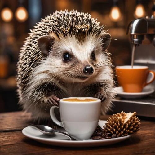 amur hedgehog,hedgehog,hedgecock,quilliam,espresso,hedgehogs,coffee background,cappuccinos,koffiekamp,capuchino,teasle,procaccino,macchiato,espressos,muccino,coffee break,hoglet,cappucino,café au lait,cute coffee,Photography,General,Fantasy