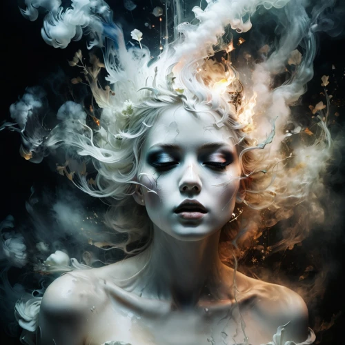 unseelie,sylphs,exhalation,mystical portrait of a girl,inviolate,magick,invoking,seelie,the enchantress,smoke dancer,combustion,psyche,exhalations,exhales,spellbound,hecate,dematerialization,fathom,vaporized,faery,Photography,General,Fantasy