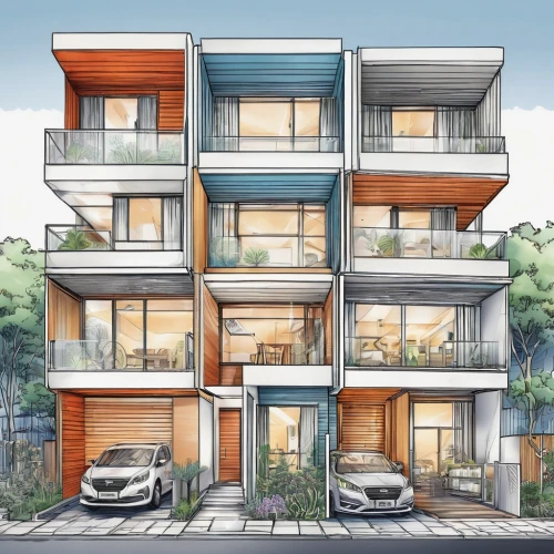 condominia,condominium,townhomes,woollahra,block balcony,residencial,multifamily,inmobiliaria,duplexes,fresnaye,townhouses,apartments,townhome,facade painting,houses clipart,cammeray,multistorey,liveability,leedon,apartment building,Illustration,Black and White,Black and White 05