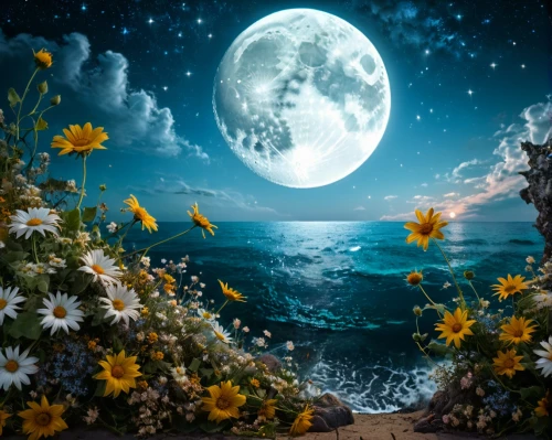 moonlit night,moon and star background,blue moon,fantasy picture,lune,the night of kupala,moonbeams,blue moon rose,moonlit,moonlighted,dreamscapes,lunar landscape,moonlight,full moon,moondance,dreamtime,moonbeam,moonflower,nature background,moon night,Photography,General,Fantasy