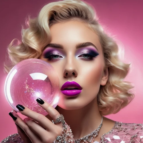 crystal ball-photography,derivable,women's cosmetics,expocosmetics,cosmetics,crystal ball,loboda,neon makeup,jeffree,retouching,glammed,pink glitter,bejeweled,horoscope libra,cosmetics packaging,injectables,superdrug,cosmetic products,glosses,glamorized,Photography,General,Fantasy