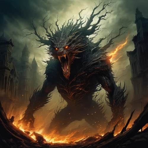 morgoth,hellhound,angmar,barghest,lycan,lycanthrope,hellhounds,werewolve,grimlord,ifrit,barghuti,lycanthropy,kadath,ealdwulf,azathoth,darigan,lycanthropes,lycans,jotun,hastur,Illustration,Abstract Fantasy,Abstract Fantasy 18