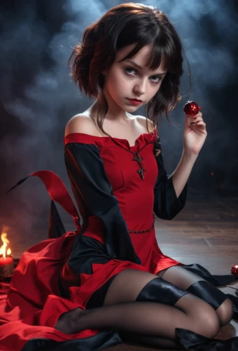 little red riding hood,bewitching,queen of hearts,gothic portrait,vampyres,vampyre,vampy,red riding hood,witching,vampire lady,gothic dress,gothika,gothic woman,bewitched,vampire woman,vampiric,red shoes,dark red,red tablecloth,annabelle,Photography,General,Realistic