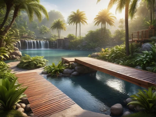 tropical island,tropical jungle,tropical house,tropical forest,palms,tropics,tropical greens,royal palms,cryengine,landscape designers sydney,landscape design sydney,idyllic,full hd wallpaper,palm forest,seclude,neotropical,palm garden,tanoa,outdoor pool,tropico,Conceptual Art,Daily,Daily 28