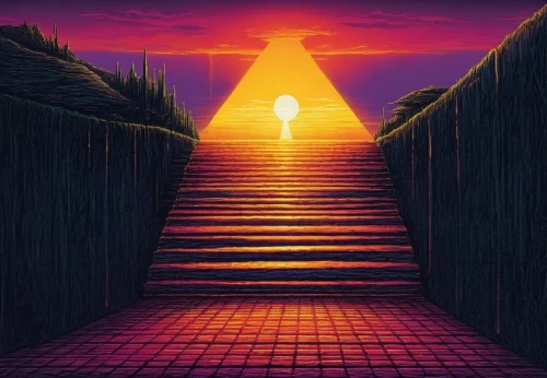 heaven gate,passage,pathway,walkway,the mystical path,the path,sol,stairway to heaven,ascent,risen,sun,gateway,stairs to heaven,pilgrimage,ascending,hall of the fallen,beautiful wallpaper,descent,heavenly ladder,ascend,Illustration,Realistic Fantasy,Realistic Fantasy 25