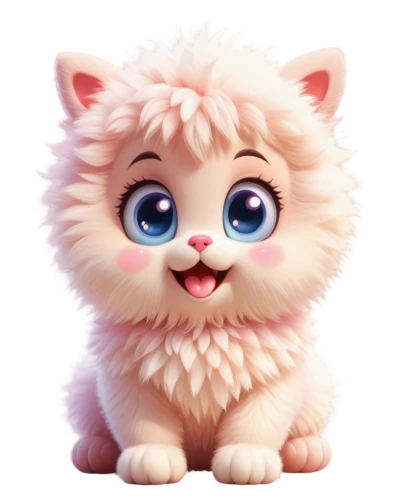 doll cat,blossom kitten,furby,little lion,cute cartoon character,pink cat,jigglypuff,cute cat,baby lion,ragdoll,himalayan persian,kittenish,pomeranian,fluffernutter,cats angora,fluffier,lion cub,sylbert,little cat,cat kawaii,Illustration,Japanese style,Japanese Style 03