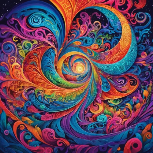 colorful spiral,swirled,swirls,swirly,heart swirls,coral swirl,spiral art,swirl,spiral background,swirling,vibrantly,colorful background,vibrancy,spiral nebula,colorful heart,fractals art,spirals,dmt,rainbow waves,colorful tree of life,Illustration,Realistic Fantasy,Realistic Fantasy 39