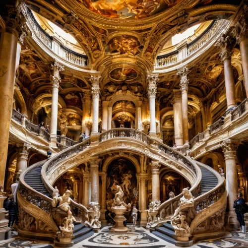 baroque,bernini,versailles,marble palace,bernini's colonnade,rococo,hermitage,louvre,bernini altar,cochere,ornate room,europe palace,versaille,vittoriano,viennese,di trevi,grandeur,ornate,neoclassicism,staircase,Conceptual Art,Fantasy,Fantasy 26