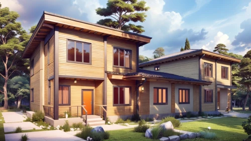 wooden house,house in the forest,forest house,dreamhouse,3d rendering,modern house,small house,summer cottage,holiday villa,wooden houses,render,little house,beautiful home,villa,townhome,townhomes,bungalows,houses clipart,home landscape,country house,Anime,Anime,General