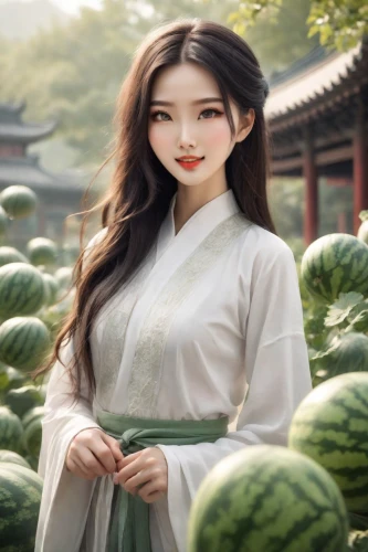 chuseok,watermelon background,hanbok,soju,koreana,bingqian,melons,muskmelon,watermelons,wonju,seowon,heungseon,huayi,korean culture,myongji,subak,zuoyun,gourmelon,ao dai,pinya,Photography,Commercial