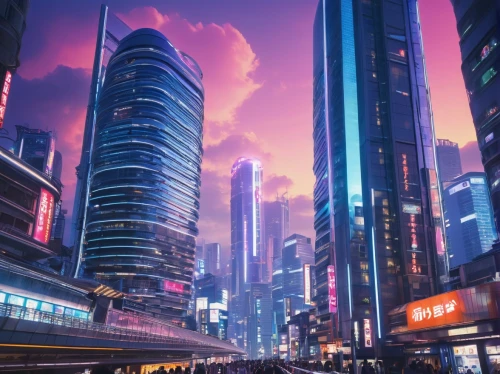 shinjuku,guangzhou,shanghai,cybercity,futuristic landscape,tokyo city,cyberpunk,mongkok,metropolis,tokyo,chongqing,akihabara,futuristic,lumpur,chengli,coruscant,chengdu,kowloon,cybertown,nanjing,Conceptual Art,Daily,Daily 04