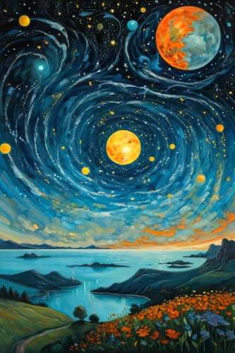 starry night,the night sky,starscape,space art,starry sky,astronomy,skygazers,night sky,markarian,night scene,cosmos field,dream art,dreamscape,night stars,dreamtime,stargazers,flammarion,dreamscapes,cosmos 1999,falling stars,Art,Artistic Painting,Artistic Painting 49