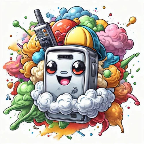 bot icon,steam icon,gumball machine,trainman,white fire truck,spray can,phone icon,thomas the train,snowcone,robot icon,soundcloud icon,cleaning machine,chemical container,ghost locomotive,battery icon,boombox,tamagotchi,chromaffin,pubg mascot,shaved ice