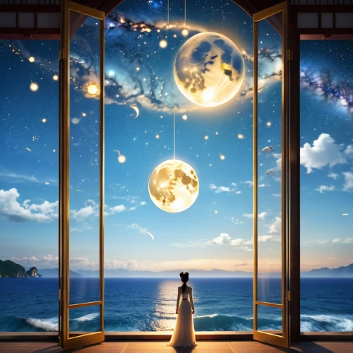 moon and star background,the moon and the stars,romantic night,dream world,stars and moon,moon and star,window to the world,romantic scene,moonbeams,starry sky,dreamscapes,moonlit night,fantasy picture,moonlighters,moonlight,tanabata,honeymoon,dreams,the night sky,windows wallpaper