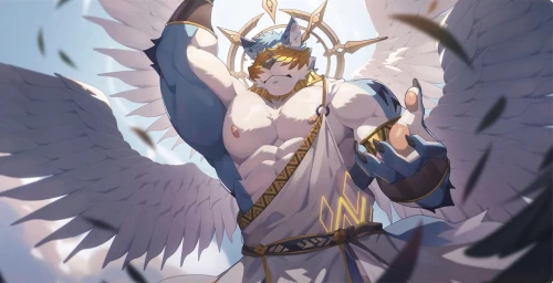 seraph,seraphim,uriel,shiron,the archangel,archangel,cherubim,metatron,varus,mithra,angel wing,gyrich,zauriel,gilgamesh,hawkman,mercy,lucifer,griffin,siegbert,magnus