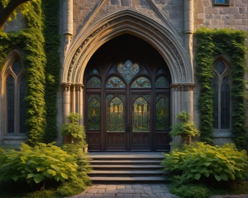 pcusa,church door,sewanee,entranceway,mdiv,front door,entryway,portal,buttresses,wayside chapel,doorway,pointed arch,buttressing,entrances,church window,mercyhurst,chapel,buttress,doorways,church windows,Art,Classical Oil Painting,Classical Oil Painting 20