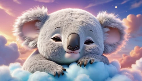 koala,cute koala,koalas,koala bear,eucalyptus,cloudmont,cartoon animal,cute cartoon character,clougherty,eucalypt,cartoon rabbit,cartoon bunny,scrat,horton,sleeping koala,3d teddy,bunzel,nalle,wallabi,sully,Unique,3D,3D Character